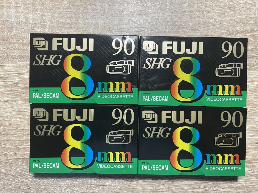 Casete Video Fuji P5-90 8mm Noi, Sigilate