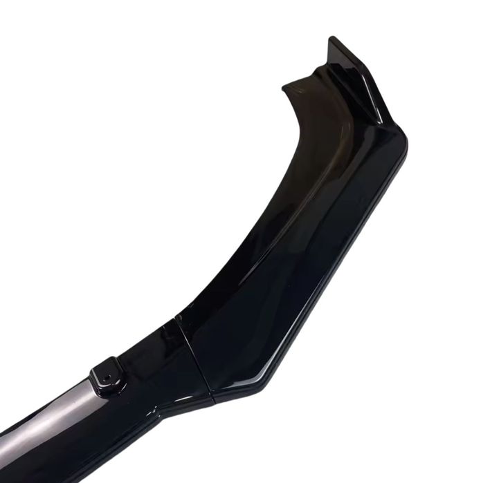 Lip prelungire bara fata S6 Audi A6 C7 S-Line 2011-2018 negru lucios