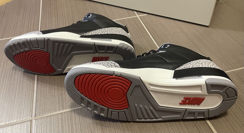 Jordan 3 Black Cement impecabili