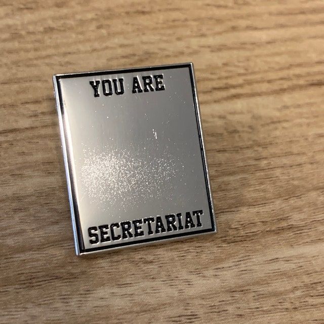 Pin (insigna) Bojack Horseman "YOU ARE SECRETARIAT"