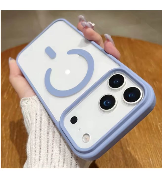 Husa Magnetica cu Spate Clar Tare - Iphone 17 17 PRO 17 PRO MAX 17 AIR