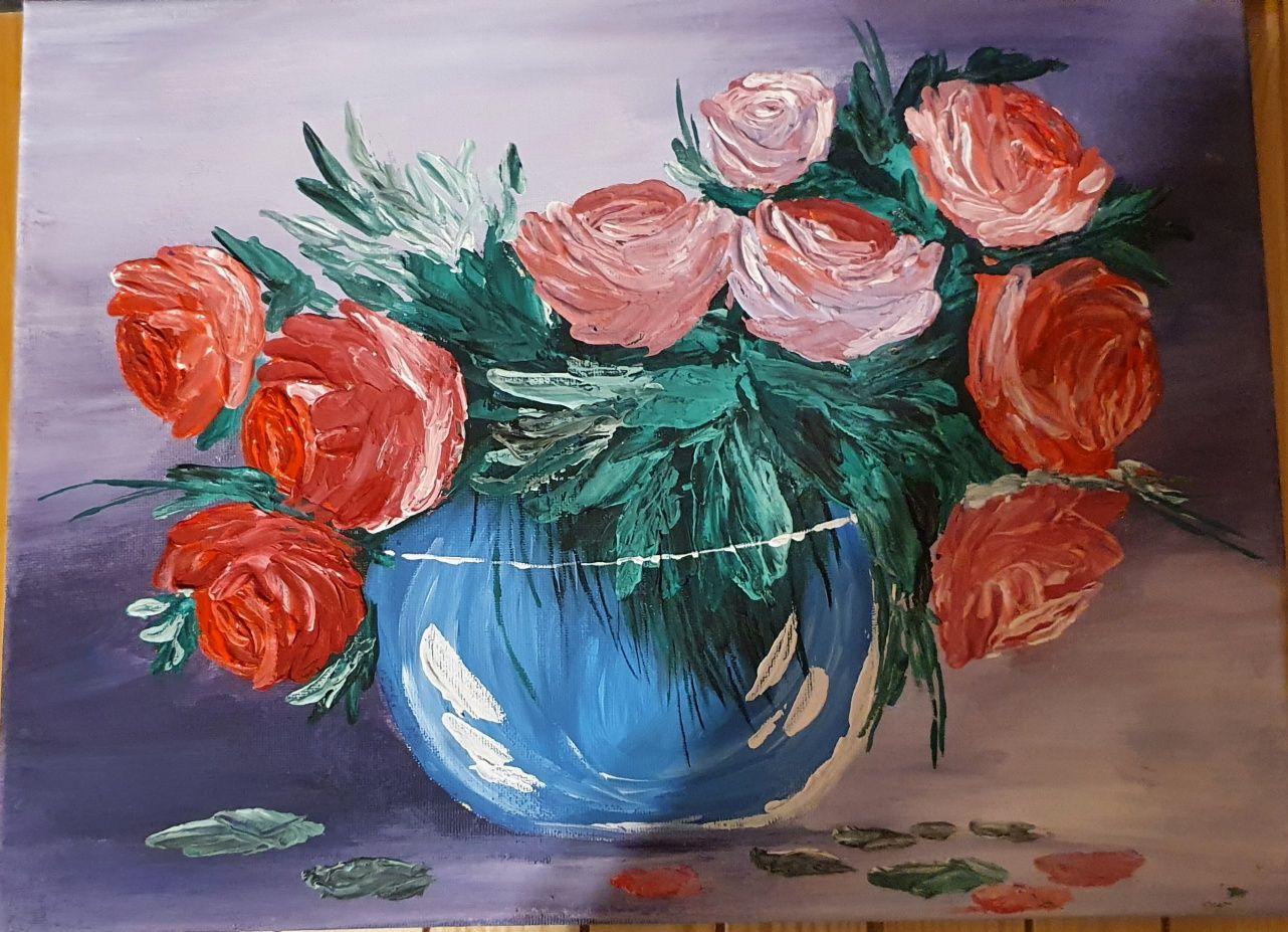 Tablou pe lemn/ canvas în acril