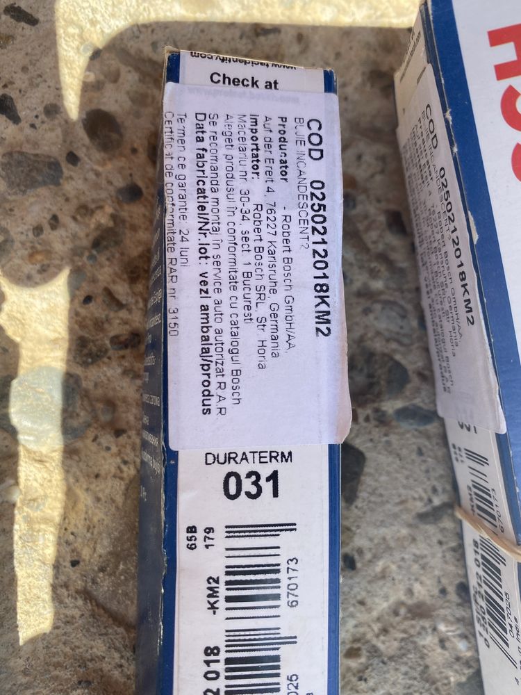 Bujii incandescente + filtru combustibil Audi – NOI, preț bun!