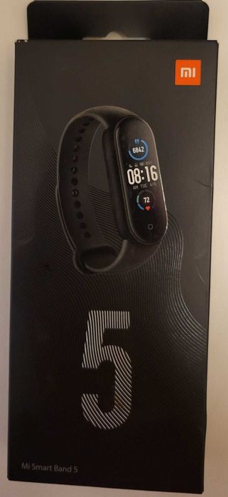 Bratara fitness Xiaomi Smart Band 5, black, sigilat