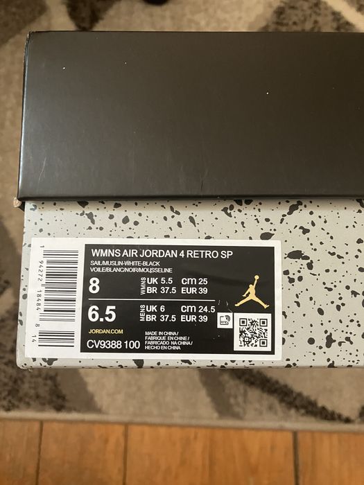 Jordan 4 off white
