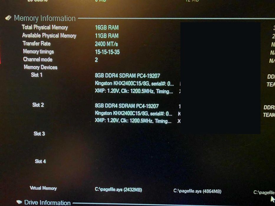 PC Gaming I5 7400+RX6600+Monitor 27"