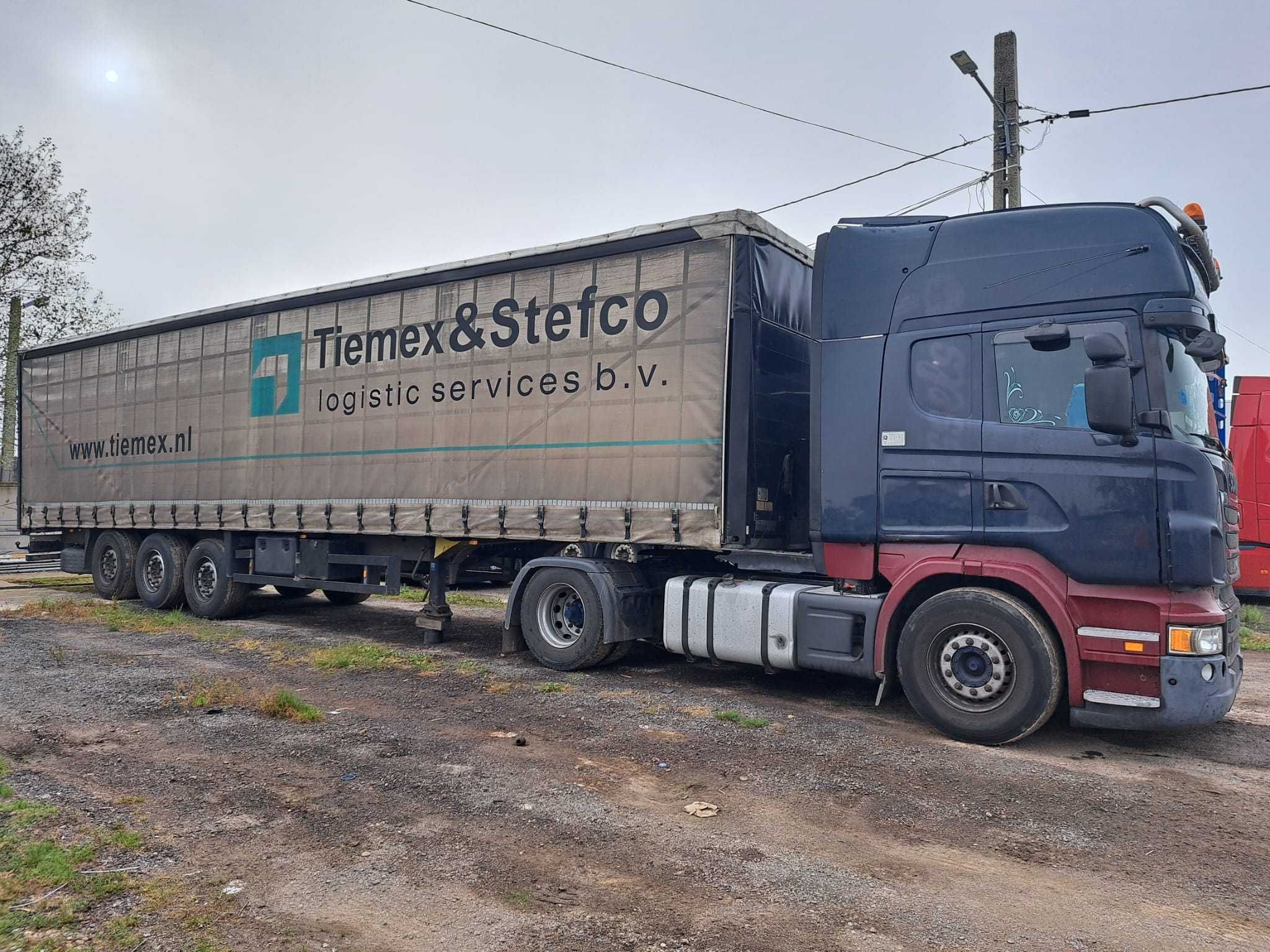 Vand Scania R480 cu sau fara remorca schmitz