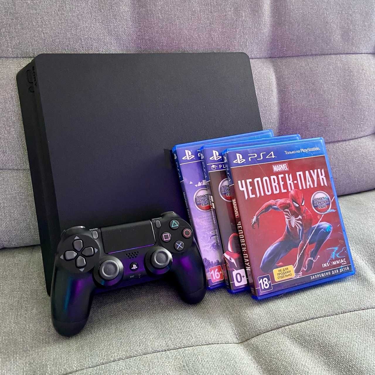 SONY PlayStation 4 PS4 1Tb + 3 диска \ магазин GAMEtop