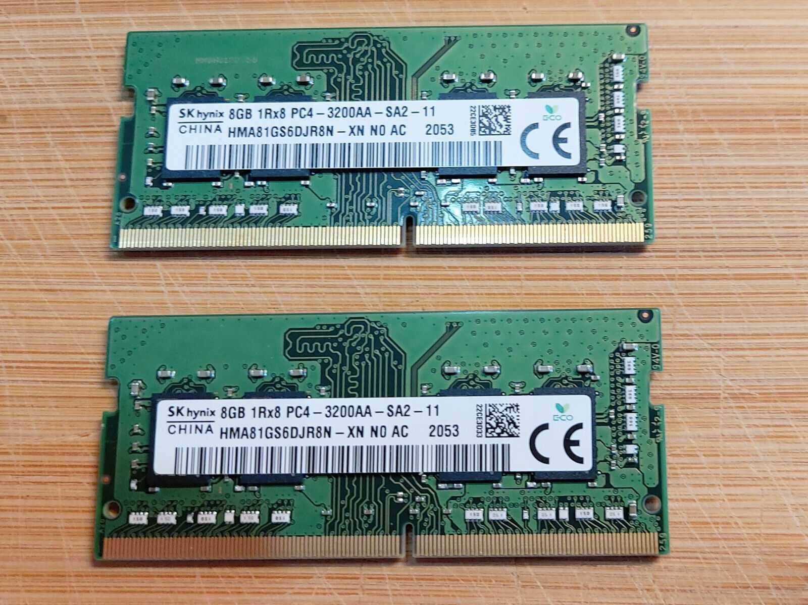 RAM памет Samsung/SKhynix/Micron 8GB DDR4 3200 MHz за лаптоп