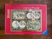 Пъзел 18000 Части Historical World Maps НОВ