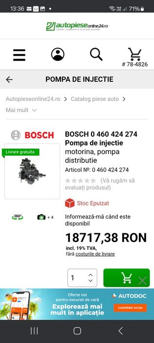 pompa injectie buldo