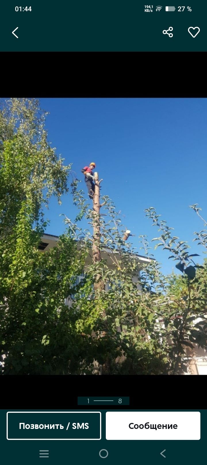 Daraxt Kesish Xizmati Murojat Uchun