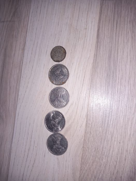 Monede 100 lei + 25 bani