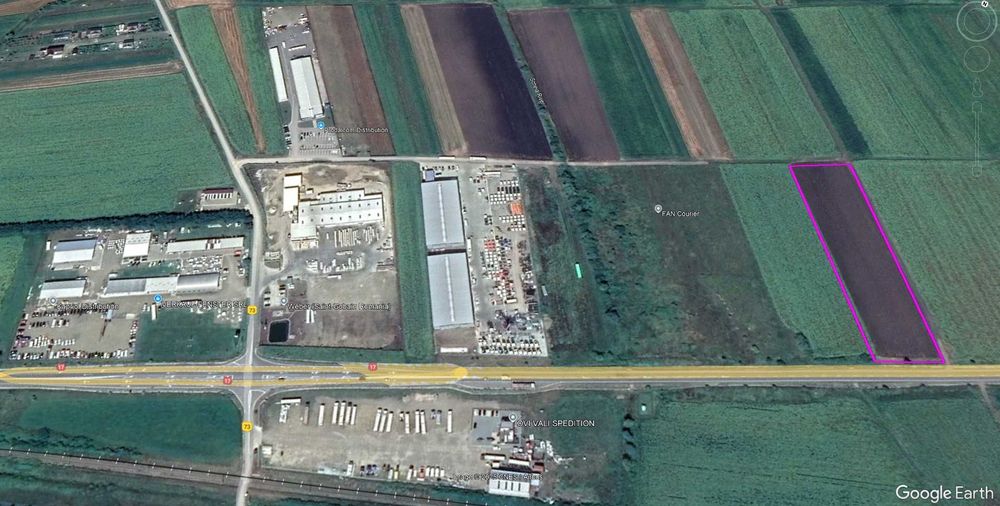 Teren 1ha langa Weber, DEZSTORE, la DN17  spre G.Humor cu PUZ in lucru