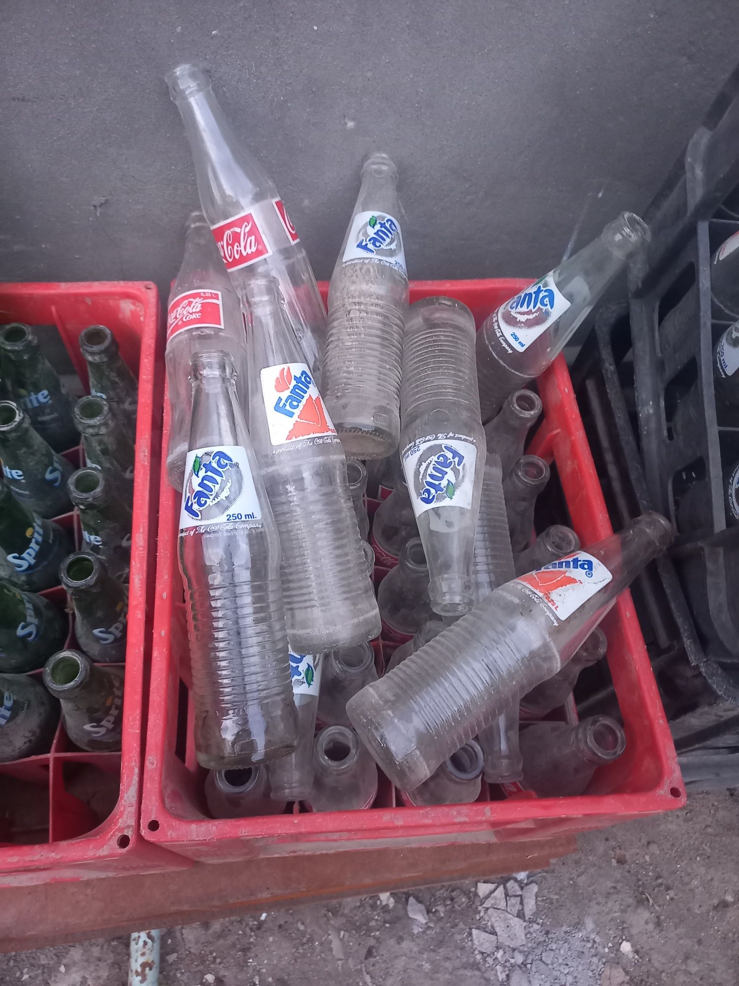 Бутылки в рабочем состоянии