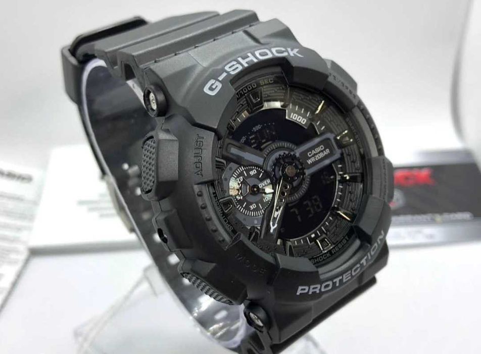 Ceas Sport Casio G-Shock GA-110 SL Black – Nou, Garanție 2 Ani