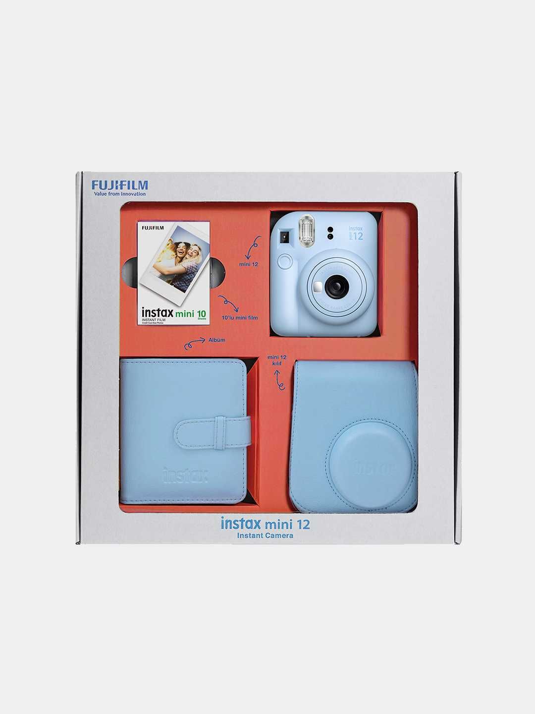 Instax Mini 12 подарочный набор и сама камера