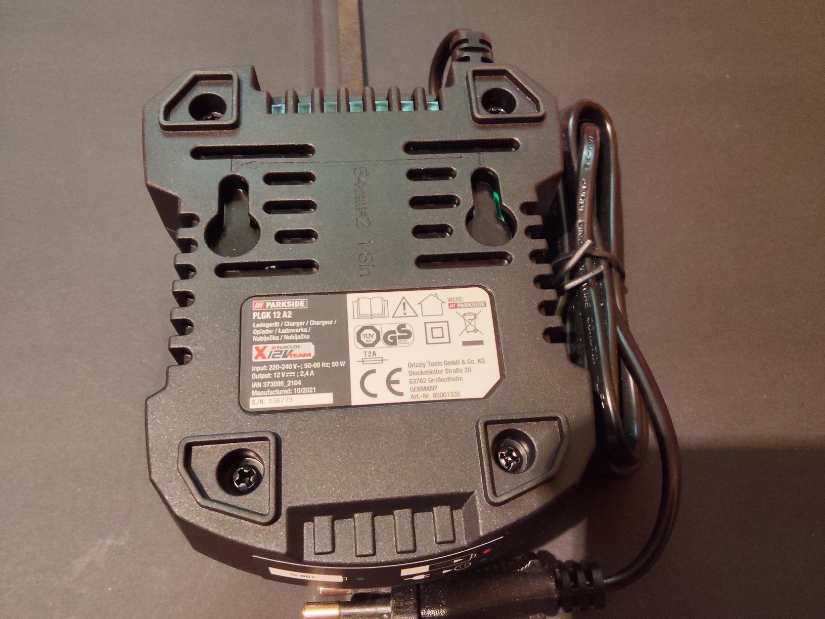 Зарядно Parkside PLGK 12 A2