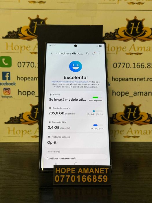 Hope Amanet P10/SAMSUNG S23 ULTRA 256 GB