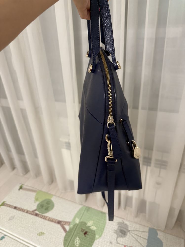 Furla Piper тъмно синя