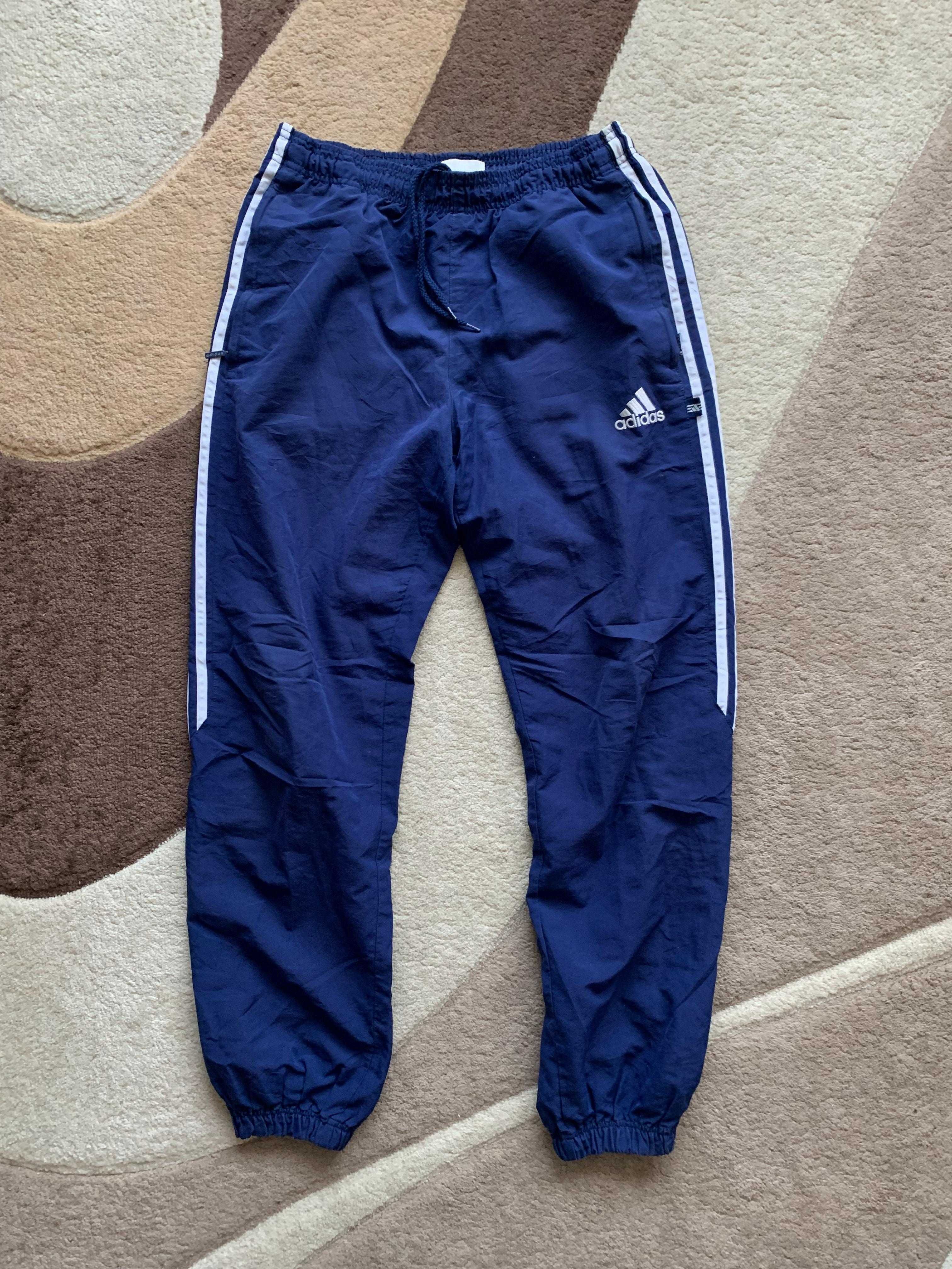 Parachute Adidas Vintage Albastri Marimea M Pantaloni Fas