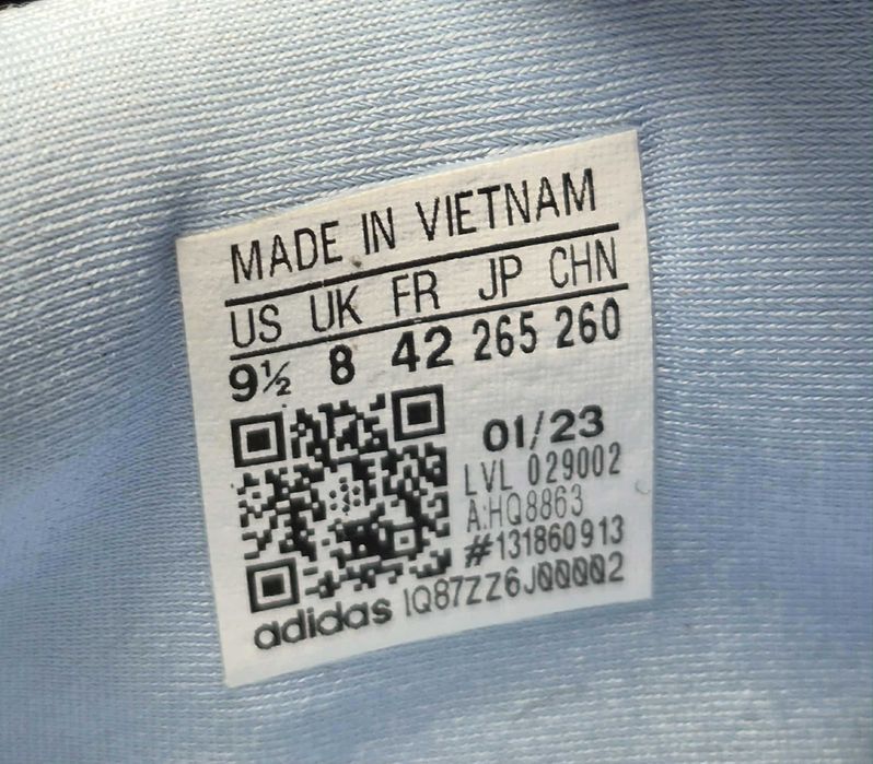 Дамски маратонки Adidas – светлосини, номер 42