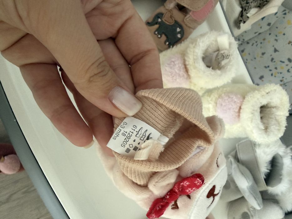 Сет бебешки пантофки