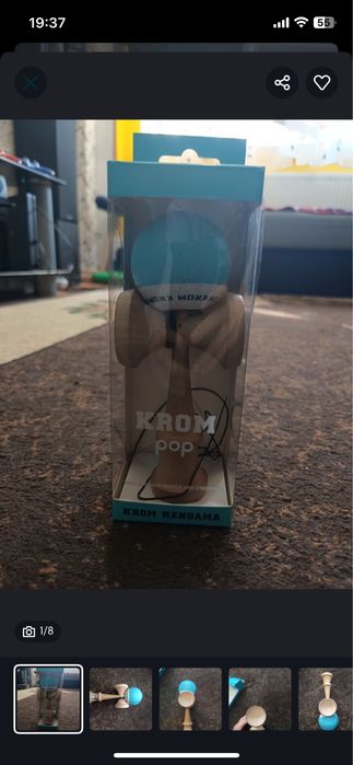 Kendama krom pop
