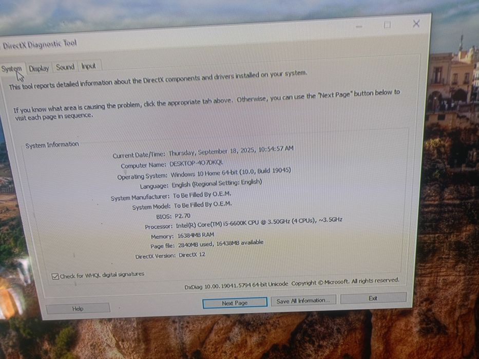Unitate Pc Intel i5 Gen6