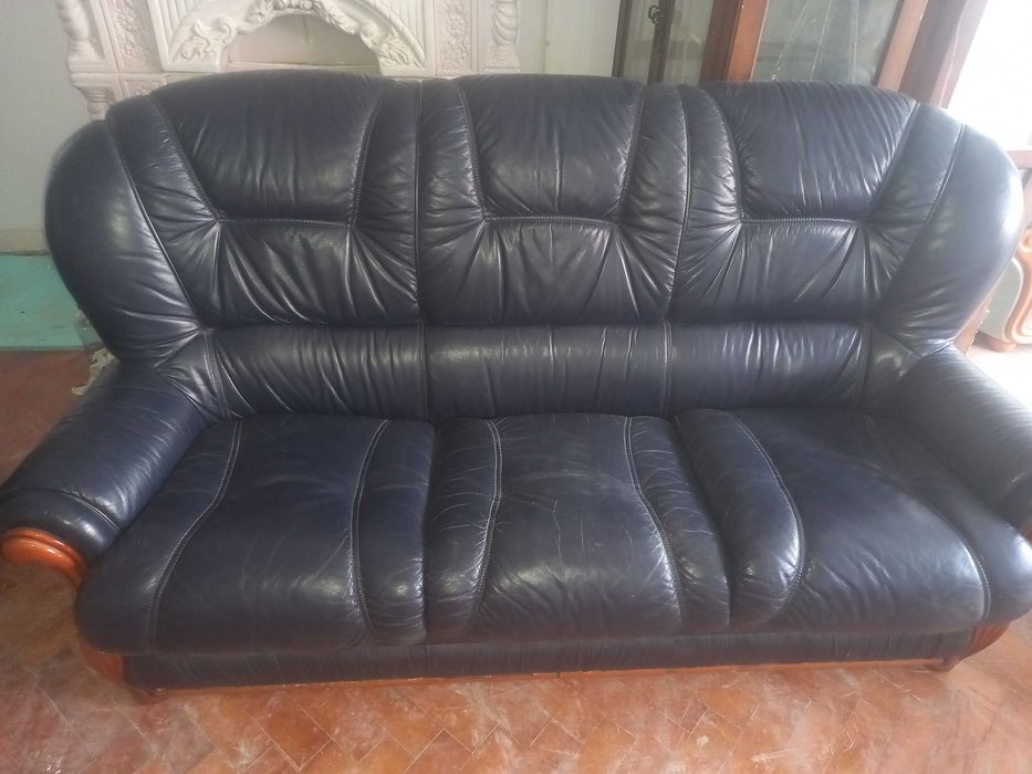 set canapea si fotolii de piele
