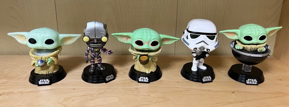 Колекция Funko Pop! — 9 фигури (Star Wars, Marvel, SpongeBob)