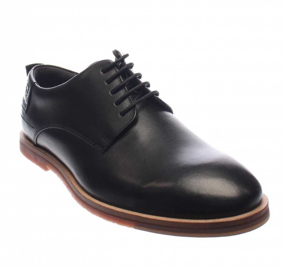 Pantofi derby premium Strellson 43 piele naturala moale