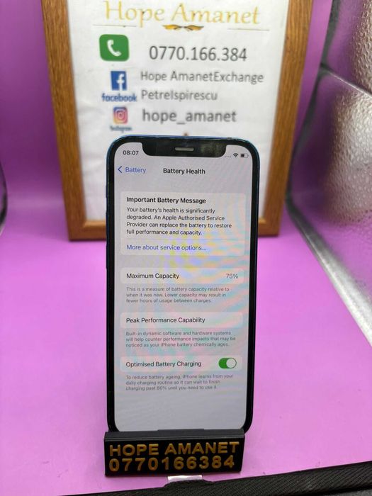 HOPE AMANET P2-Iphone 12 mini 64 GB/ 75% BAT