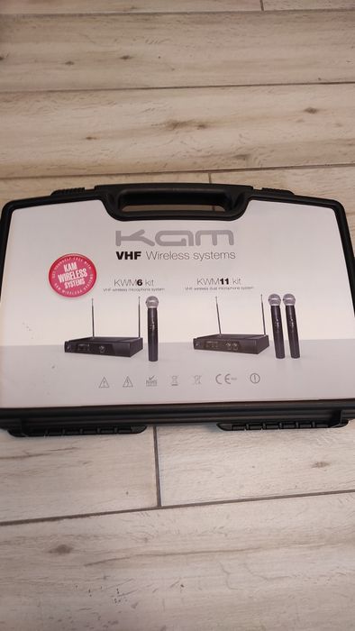 Set 2 microfoane si receptor VHF KAM KWD6