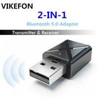 2 IN 1 Emitator Emitter + Receptor Receiver bluetooth 5.0 jack 3.5 USB