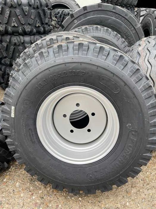 10.0/80-12 cu 10 pliuri anvelope noi pentru vidanja