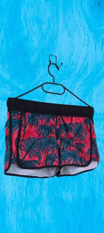 Boardshorts dama cu talie elastica si cordon Olaian