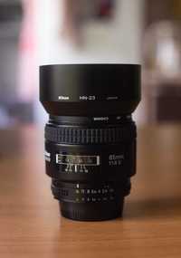 Nikon 85mm f/1.8 MADE IN JAPAN портретная линза