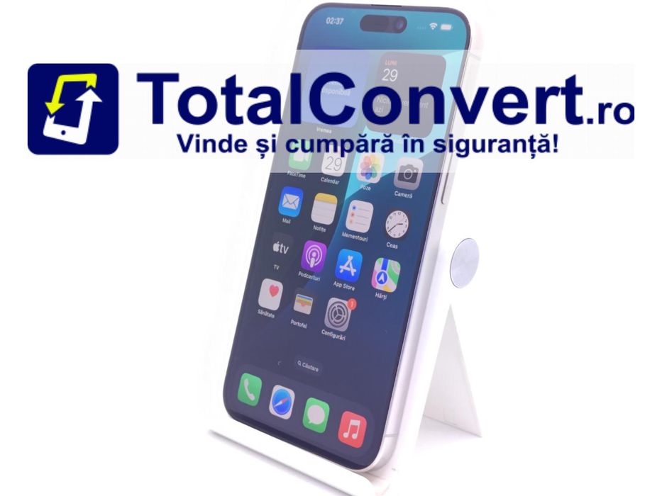 Apple iPhone 15 Pro Max 256GB White, Garantie 24 luni | #D87067