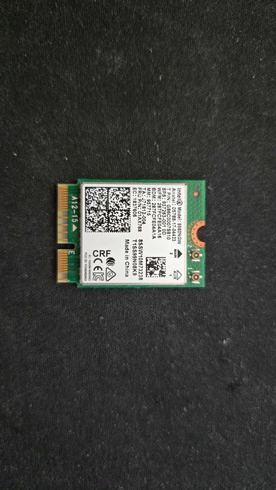 Adaptor Wifi si Bluetooth Intel Dual Band Wireless AC 9560 M.2