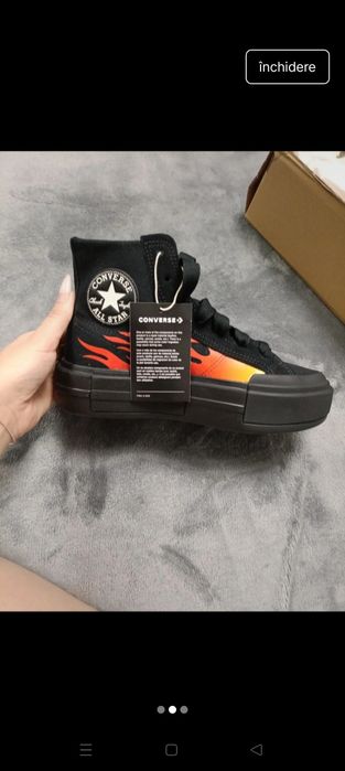 Converse all star chuck flame