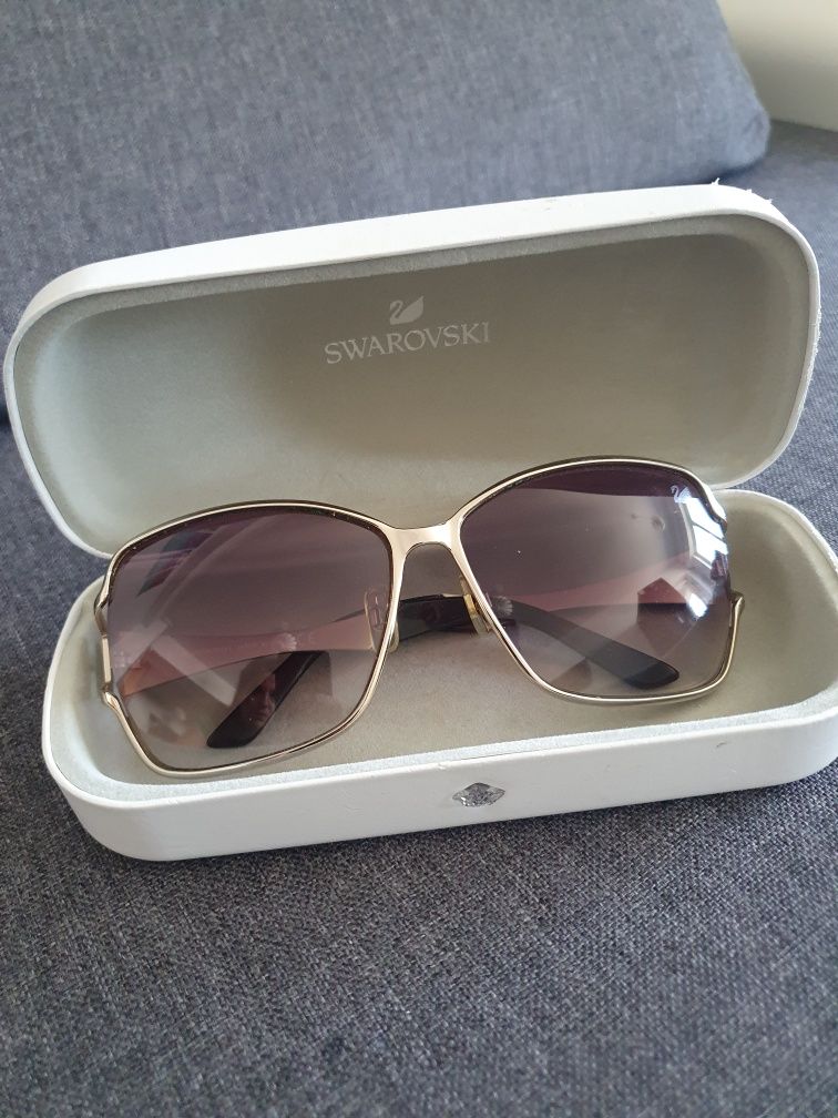 Ochelari dama,Swarovski,lentila transparenta,cu cristale,550 lei