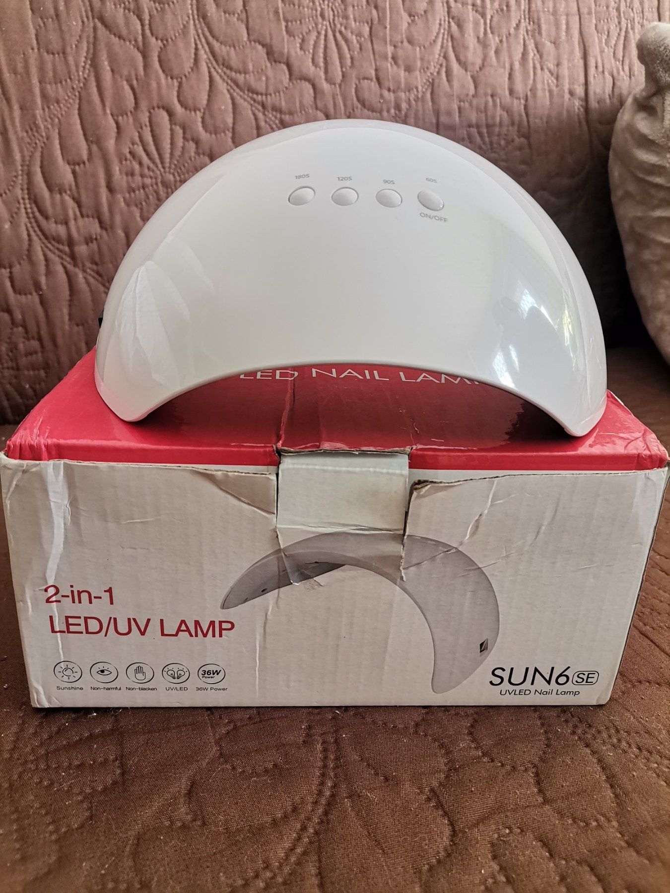 Професионална лампа за маникюр UV & LED 36W SUN 6SE