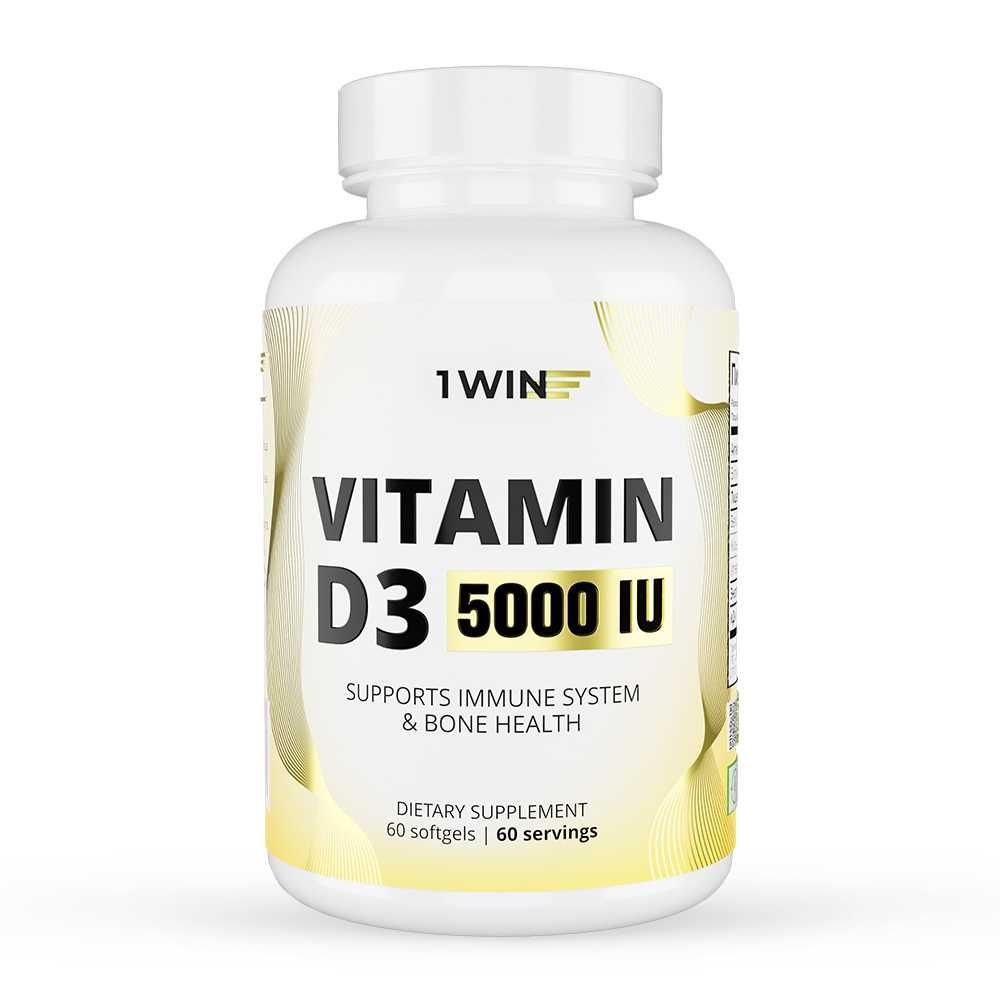 Витамин D3 5000 ME, 60 капсул