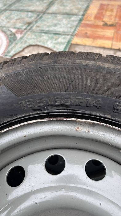 R14 шина с диска