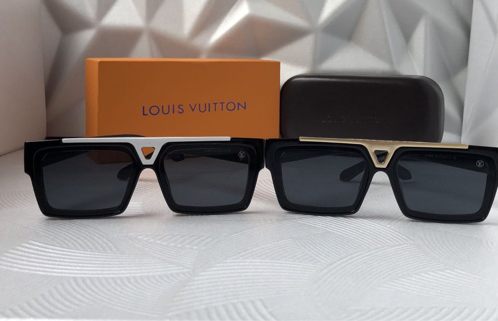 Мъжки слънчеви очила маска 2 цвята черни