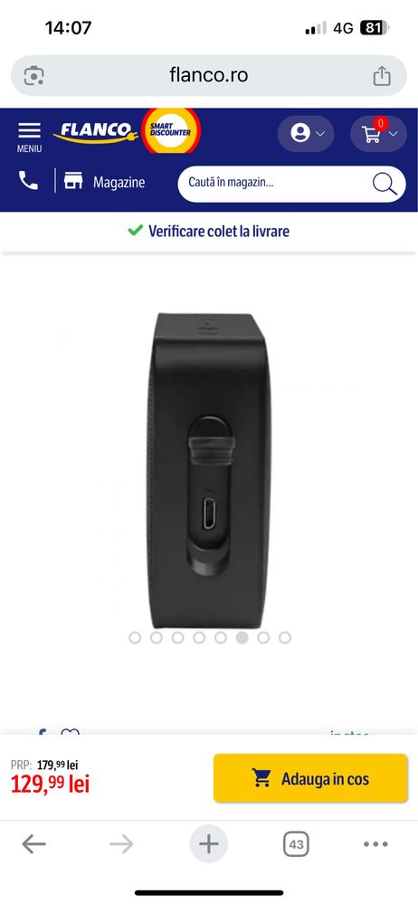 Vand JBL GO 3 si Essential