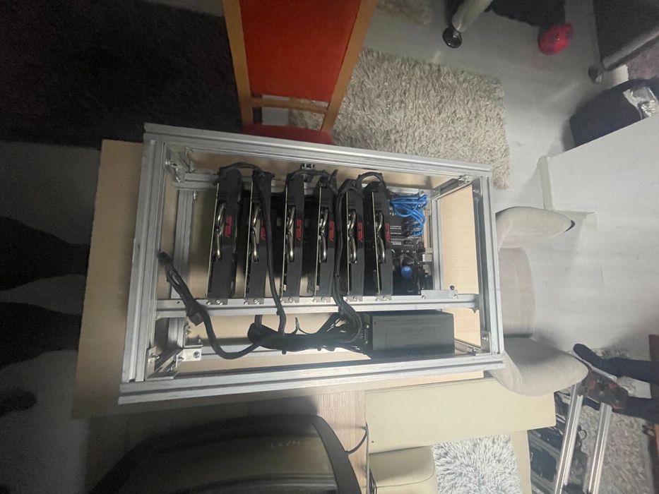 Mining rig 6 placi asus p106