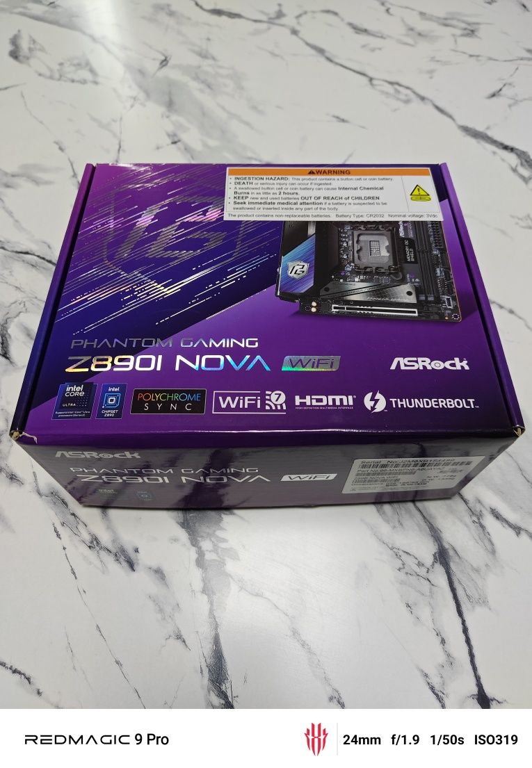 Asrock Phantom game z890I WiFi 7
