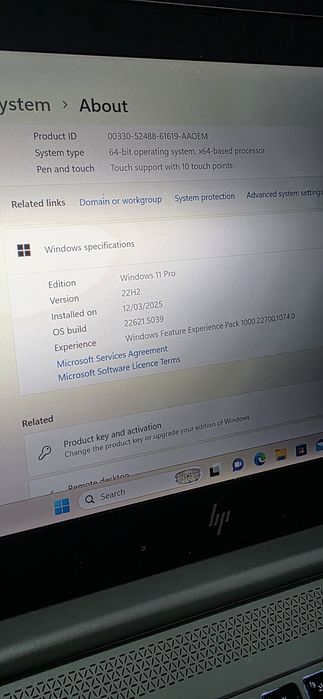 Laptop HP Elitebook, i7 , 16gb, touch-screen